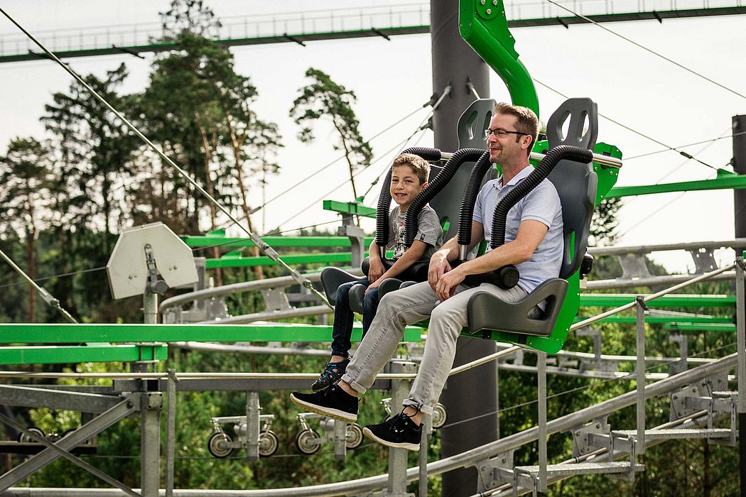 Grüner Hexenbesen Erlebnisfelsen Pottenstein Freizeitpark Bayer