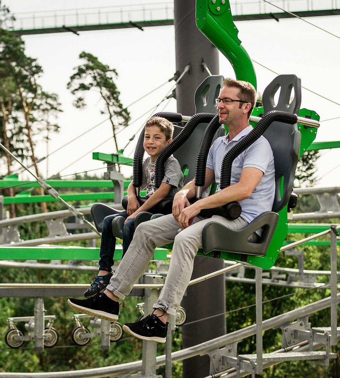 Grüner Hexenbesen Erlebnisfelsen Pottenstein Freizeitpark Bayer