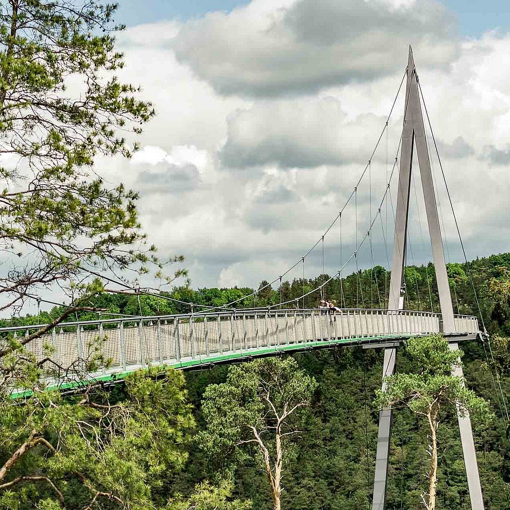 Skywalk Aussichtsplattform Erlebnisfelsen Pottenstein Freizeitpa