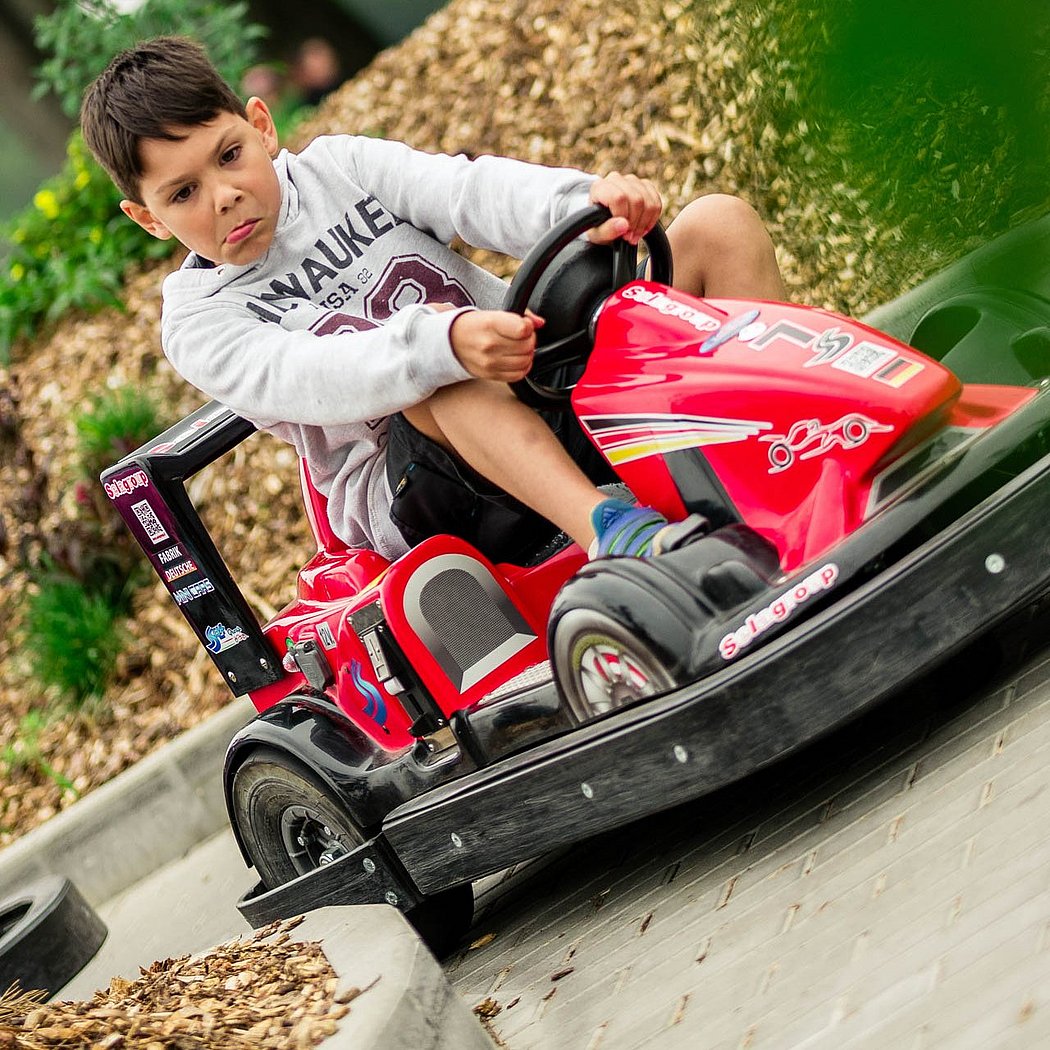 Mini-Karts Attraktion Erlebnisfelsen Pottenstein Freizeitpark Ba