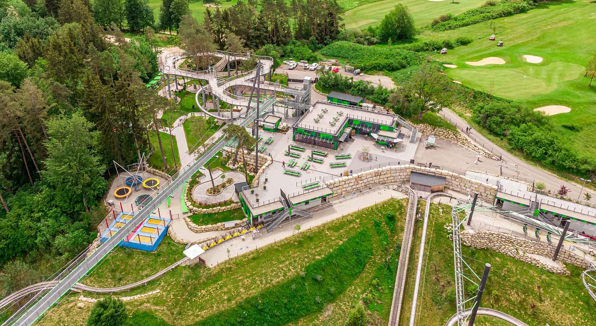 Sommerrodelbahn Skywalk Erlebnisfelsen Pottenstein Freizeitpark 